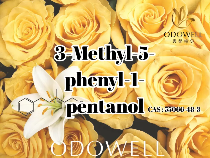 ODOWELL rekomenduoja 3-metil-5-fenil-1-pentanolį šviežių gėlių ir rožių kvapams.