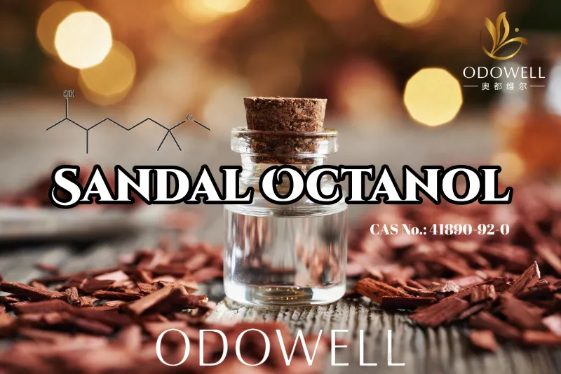 ​ODOWELL rekomenduoja Sandal Octanol švariems sandalmedžio ir gėlių-medienos kvapams