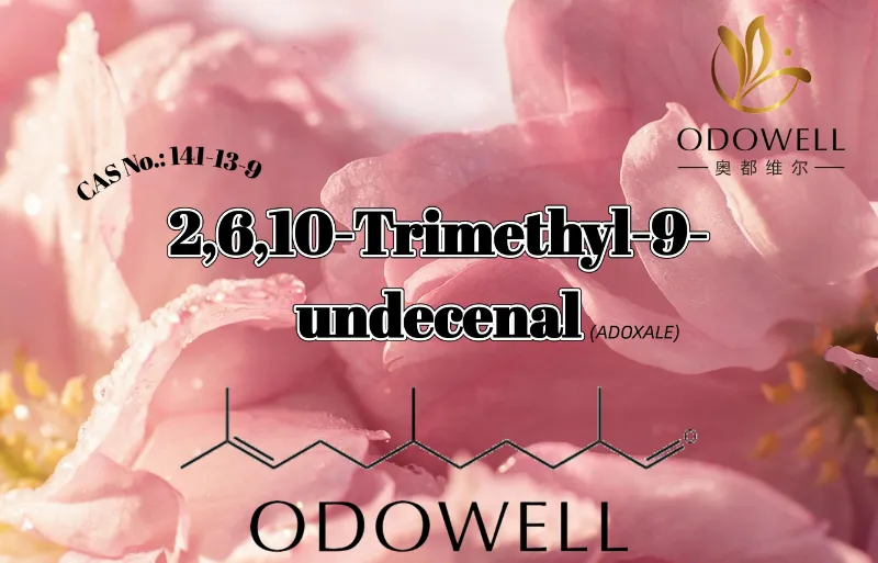 ​ODOWELL rekomenduoja 2,6,10-trimetil-9-undecenalį šviežių aldehidinių gėlių ir vandeningų kvapų naudojimui
