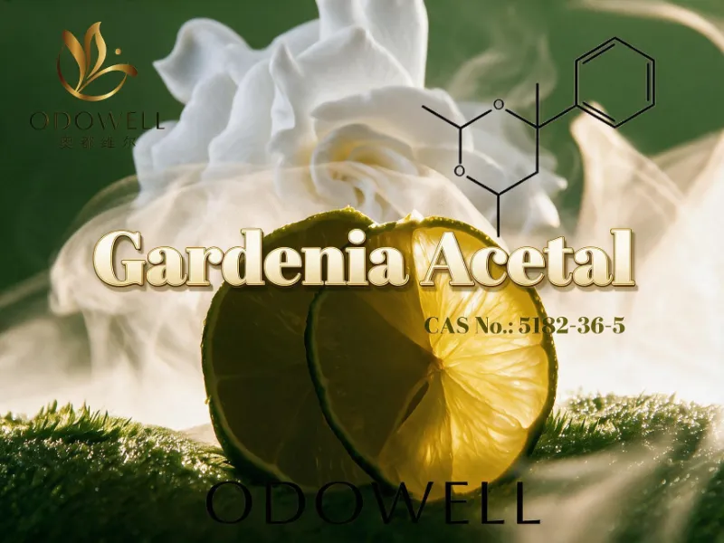 ​ODOWELL rekomenduoja Gardenia Acetal naudoti šviežių citrusinių-Gardenia kvepalų naudojimui
